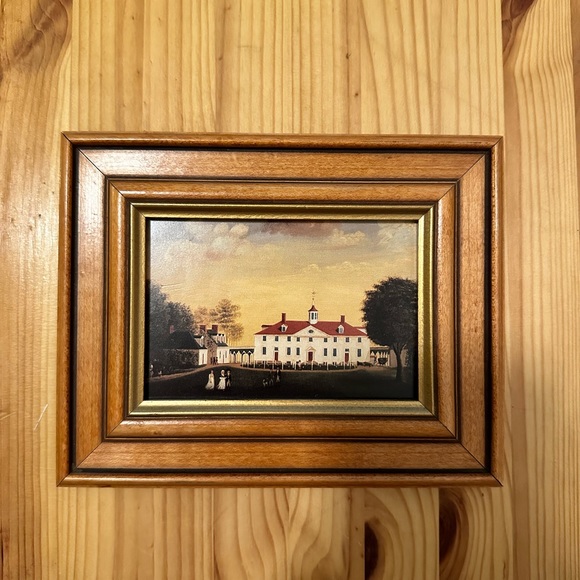 Mount Vernon Home George Washington Fine Art Framed Print Picture Sullins House - Picture 4 of 12